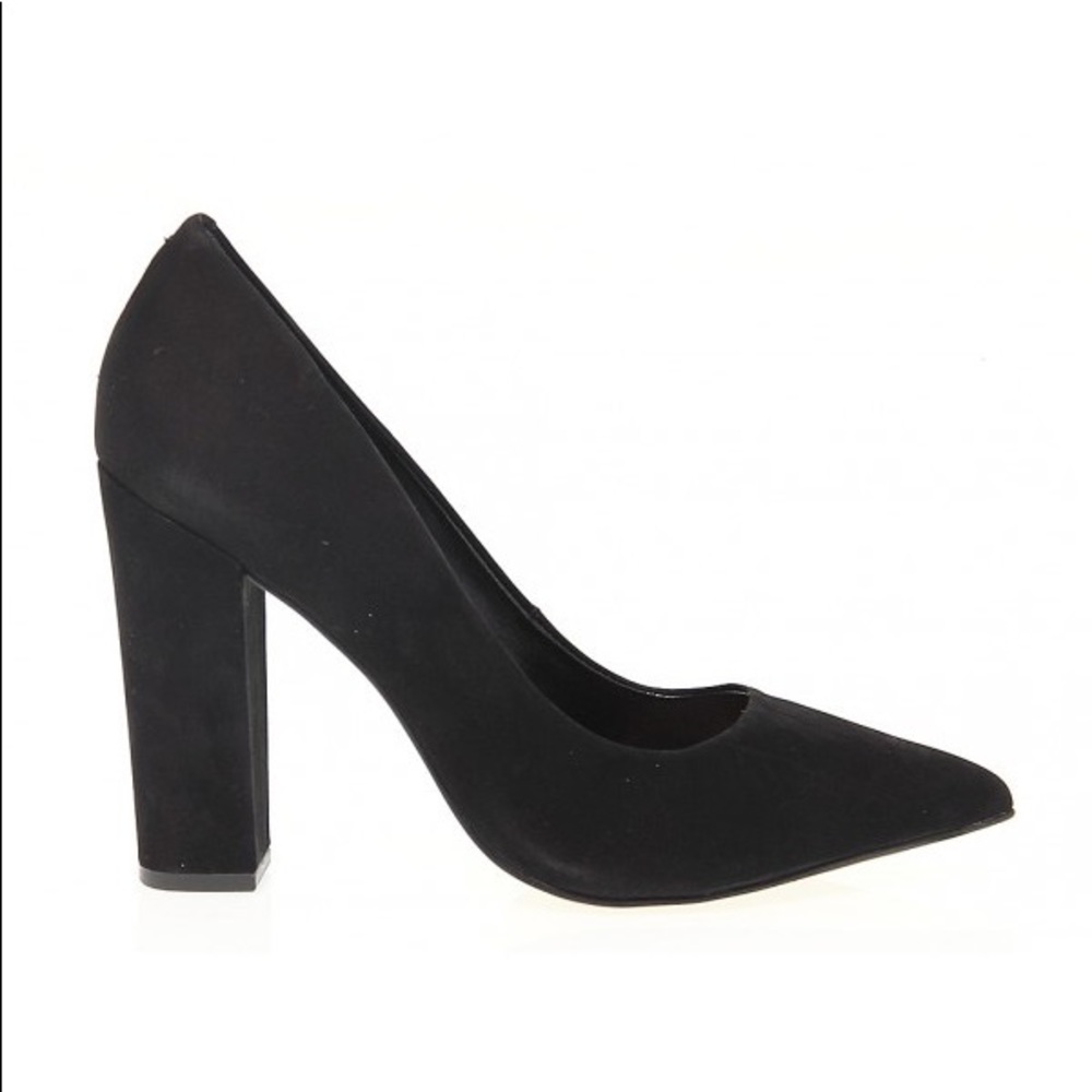 Steve Madden nubuck suede heels. High, block suede heels. Worn a few times.